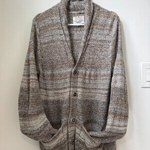 Large Lucky Brand Cardigan – Men’s – Grey